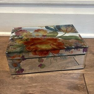 MacKenzie-Childs Flower Market Reflections Jewelry Box